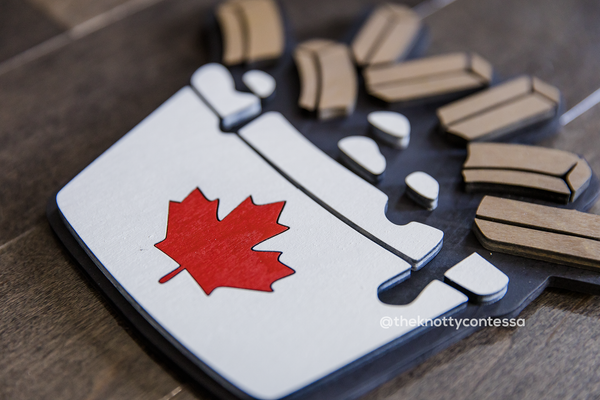 Canadian Poutine - Fries. Curds. Glory. - Premium "O" Cut Out - The Knotty Contessa's Welcome To Our Home Sign