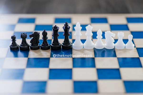 Custom Solid Epoxy Chess Pieces