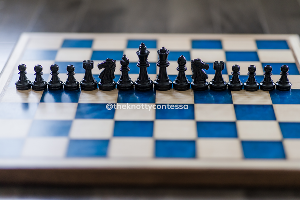 Custom Solid Epoxy Chess Pieces