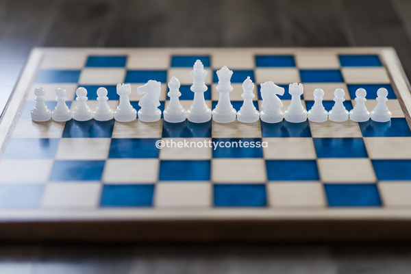 Custom Solid Epoxy Chess Pieces