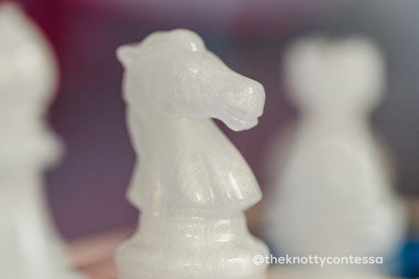 Custom Solid Epoxy Chess Pieces