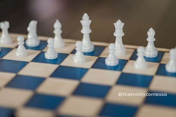 Custom Solid Epoxy Chess Pieces