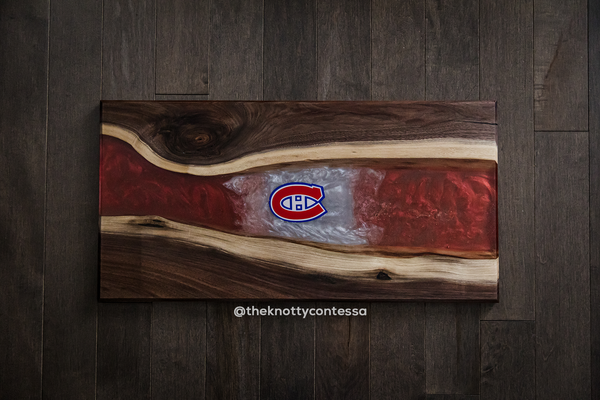 Custom Superfan Team Charcuterie Board
