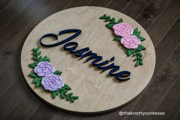 Nursery Round - Floral