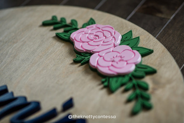 Nursery Round - Floral