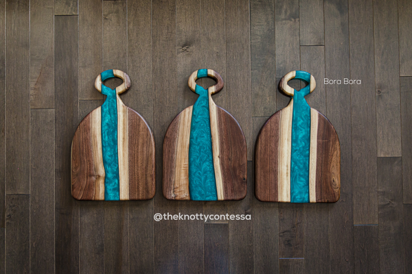 Custom Epoxy Luxury Charcuterie Boards