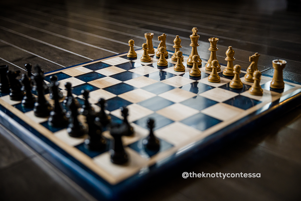 Custom Grandmaster Reversible Chess / Checkers Board