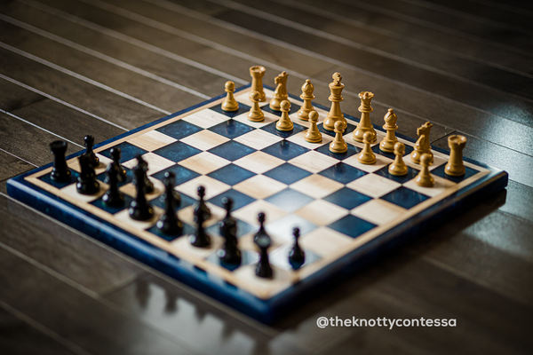 Custom Grandmaster Reversible Chess / Checkers Board