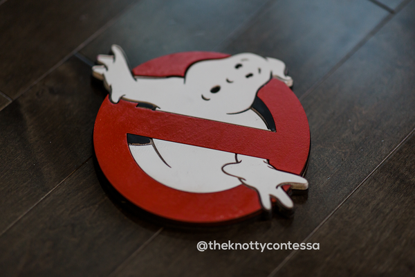 Ghostbusters Premium "O" Cut Out - The Knotty Contessa's Welcome To Our Home Sign