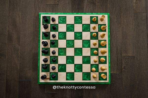 Custom Grandmaster Reversible Chess / Checkers Board
