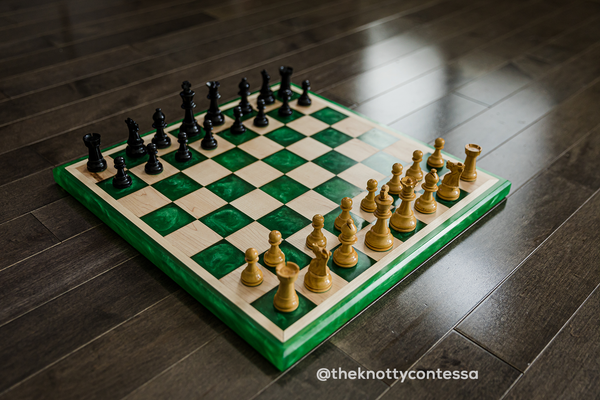 Custom Grandmaster Reversible Chess / Checkers Board