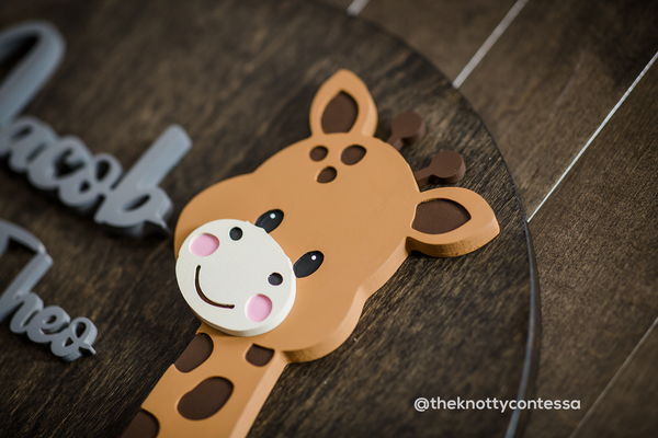 Nursery Round - Giraffe