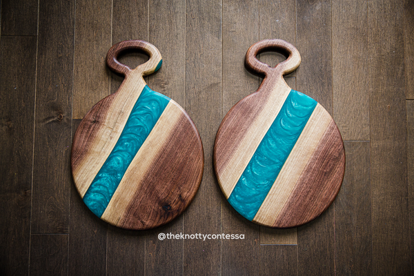 Custom Epoxy Luxury Charcuterie Boards