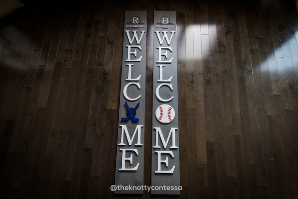 Family Name Outdoor Interchangeable "O" Welcome Sign