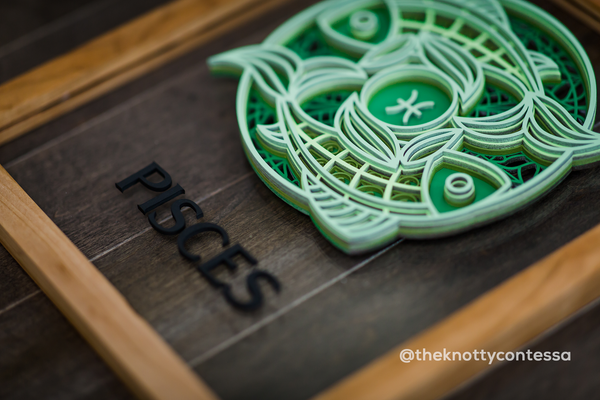 The Constellation Collection - PISCES (February 19 - March 20) - Zodiac Mandala Astrological Sign