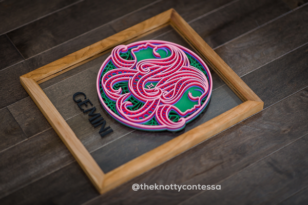 The Constellation Collection - GEMINI (May 21–June 21) - Zodiac Mandala Astrological Sign