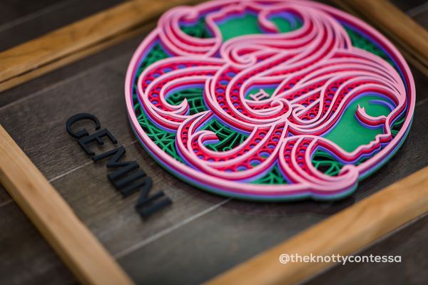 The Constellation Collection - GEMINI (May 21–June 21) - Zodiac Mandala Astrological Sign
