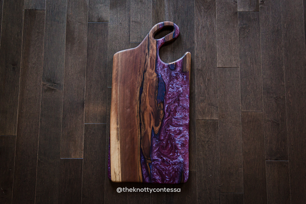 Custom Epoxy Luxury Charcuterie Boards