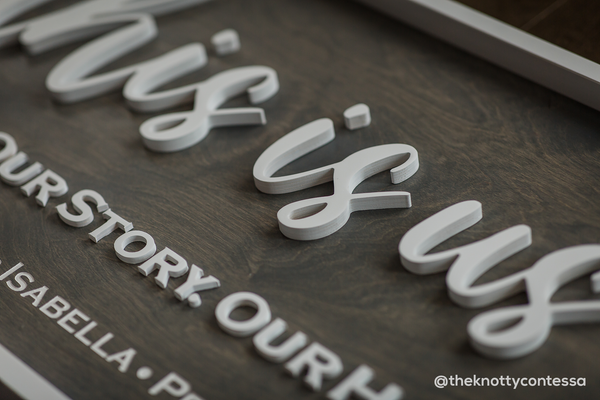 This is Us - Our Life. Our Story. Our Home. - Family Sign