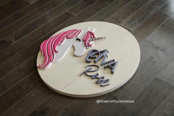 Nursery Round - Unicorn Magic
