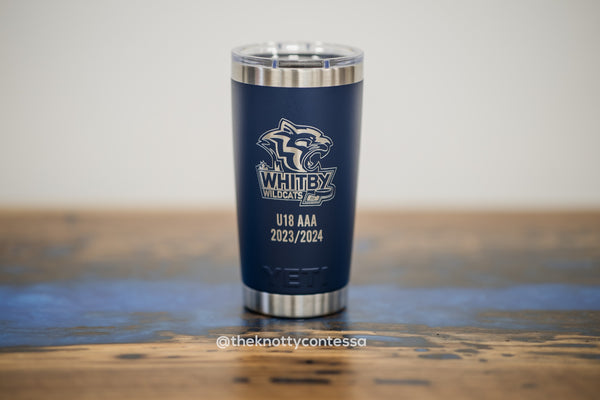 YETI 20oz/591ml Rambler w/ MagSlider Lid - Personalized with Laser Engraving