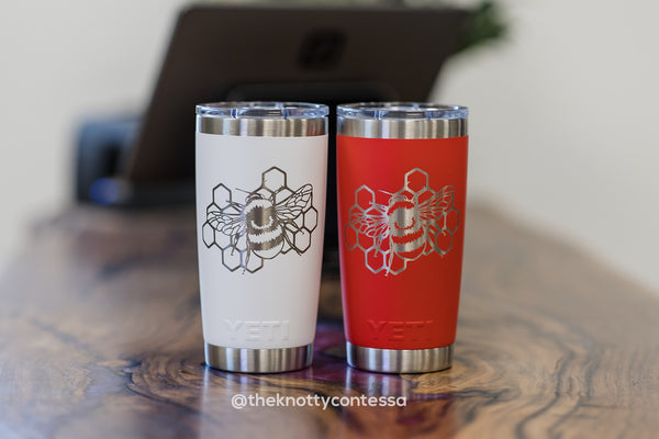 YETI 20oz/591ml Rambler w/ MagSlider Lid - Personalized with Laser Engraving