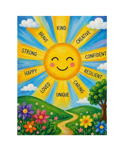Kids Painting Workshop (6y-12y) - Golden Sun Confidence - July 18th, 10:30am-12:00pm
