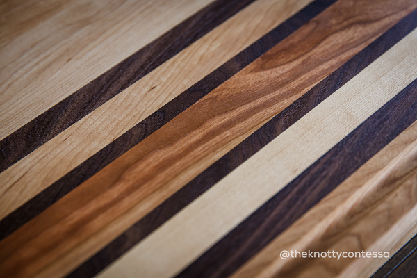 Hardwood Cutting/Chopping Board w/ Juice Grove - Maple/Walnut/Cherry CUT-MDOMJG-10