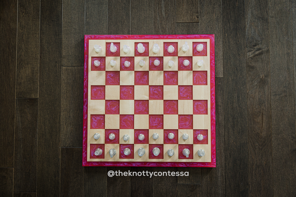 Custom International Master Chess / Checkers Board