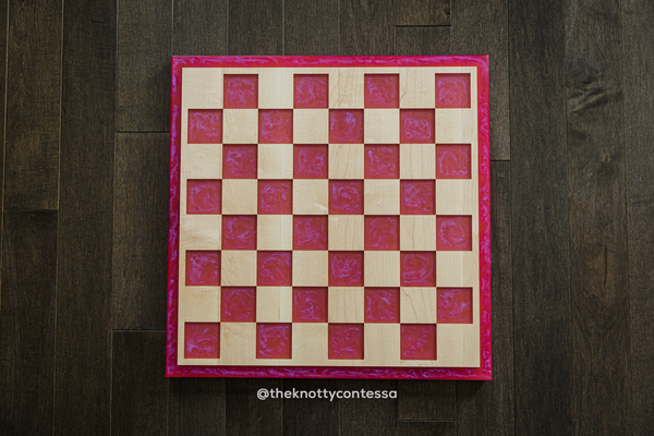 Custom International Master Chess / Checkers Board