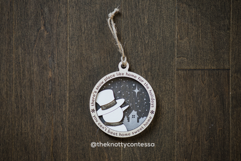 Christmas Ornament - Snow Place Like Home