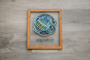LAST CALL -The Constellation Collection - AQUARIUS (January 20 - February 18) - Zodiac Mandala Astrological Sign