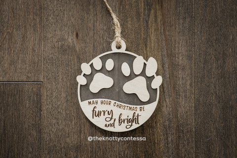 Christmas Ornament - Furry and Bright