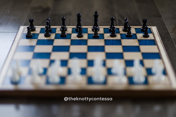 Custom International Master Chess / Checkers Board