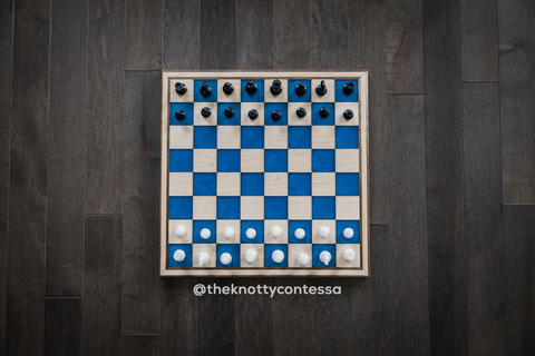 Custom International Master Chess / Checkers Board