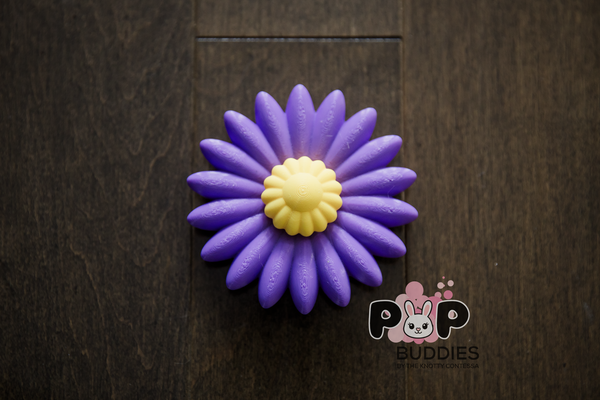 Purple Daisy Flower POP Buddy for Interchangeable POP Wreath