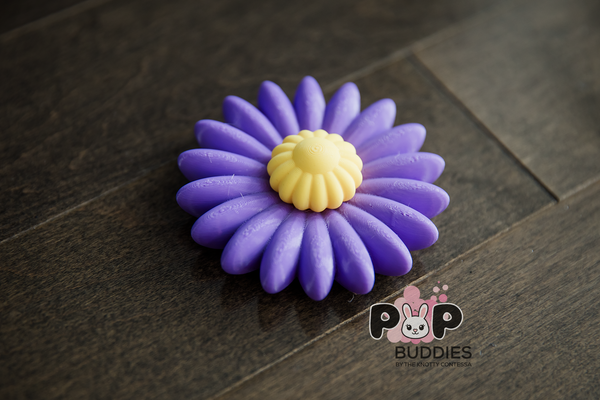 Purple Daisy Flower POP Buddy for Interchangeable POP Wreath