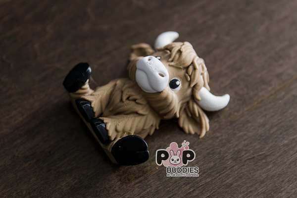 Highland Cow "Lulubelle" POP Buddy for Interchangeable POP Wreath