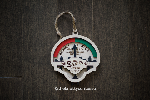 Christmas Ornament - The Santa Meter