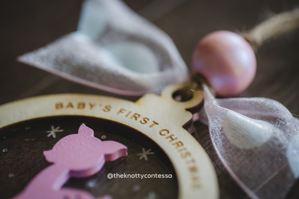 Christmas Ornament - Baby's First Christmas - Deer