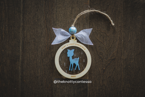 Christmas Ornament - Baby's First Christmas - Deer