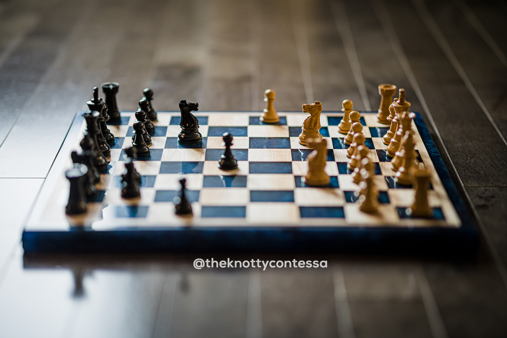 Custom Grandmaster Reversible Chess / Checkers Board – The Knotty Contessa