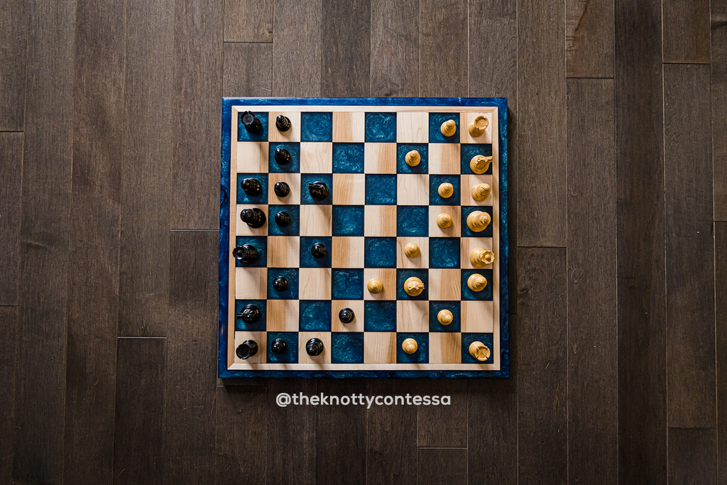Custom Grandmaster Reversible Chess / Checkers Board – The Knotty Contessa
