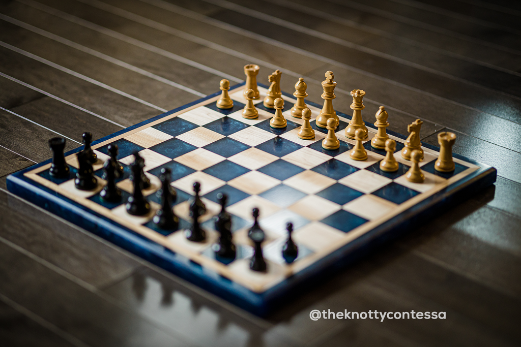 Custom Grandmaster Reversible Chess / Checkers Board – The Knotty Contessa