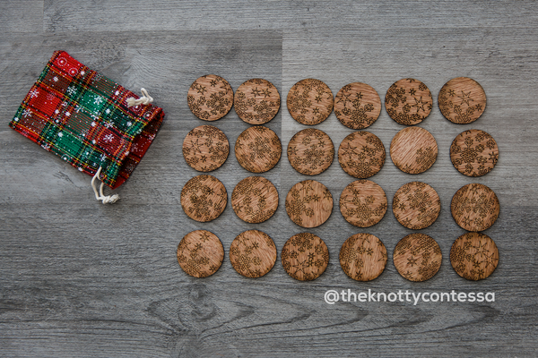 Christmas Advent Tokens - 24 Unique Christmas Activities