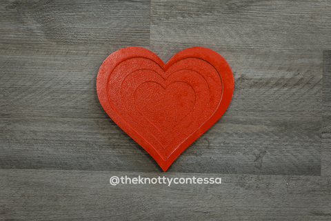 Heart "O" Cut Out - The Knotty Contessa's Welcome To Our Home Sign