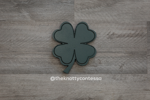 Shamrock "O" Cut Out - The Knotty Contessa's Welcome To Our Home Sign