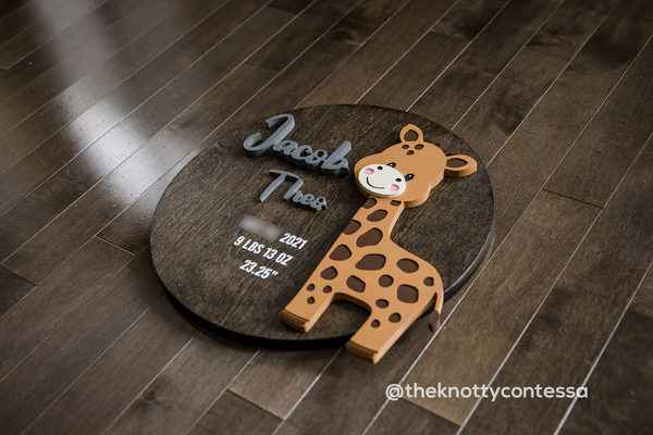 Nursery Round - Giraffe