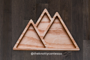 Mountain Wooden Plate