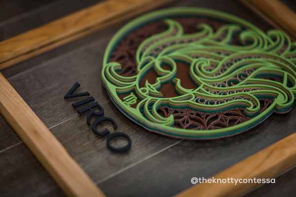 The Constellation Collection - VIRGO (August 23 – September 22) - Zodiac Mandala Astrological Sign